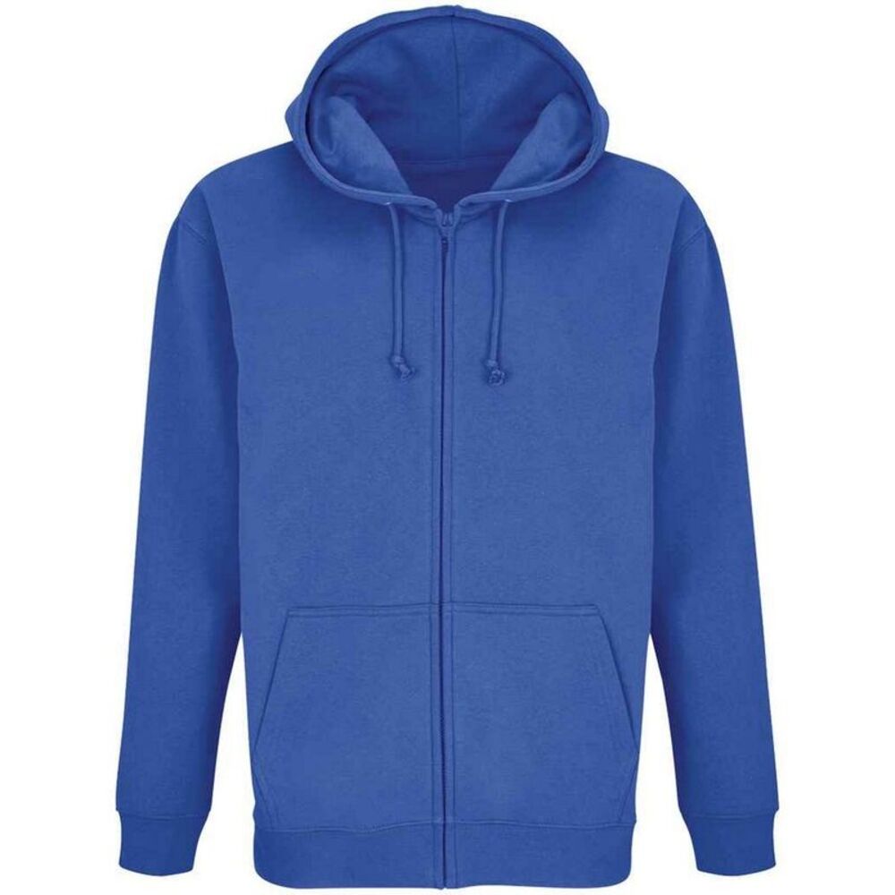 SOLS Unisex Adult Carter Full Zip Hoodie / Royal Blue